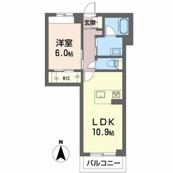 ベレオガーデンズ北方Ⅱの物件間取画像